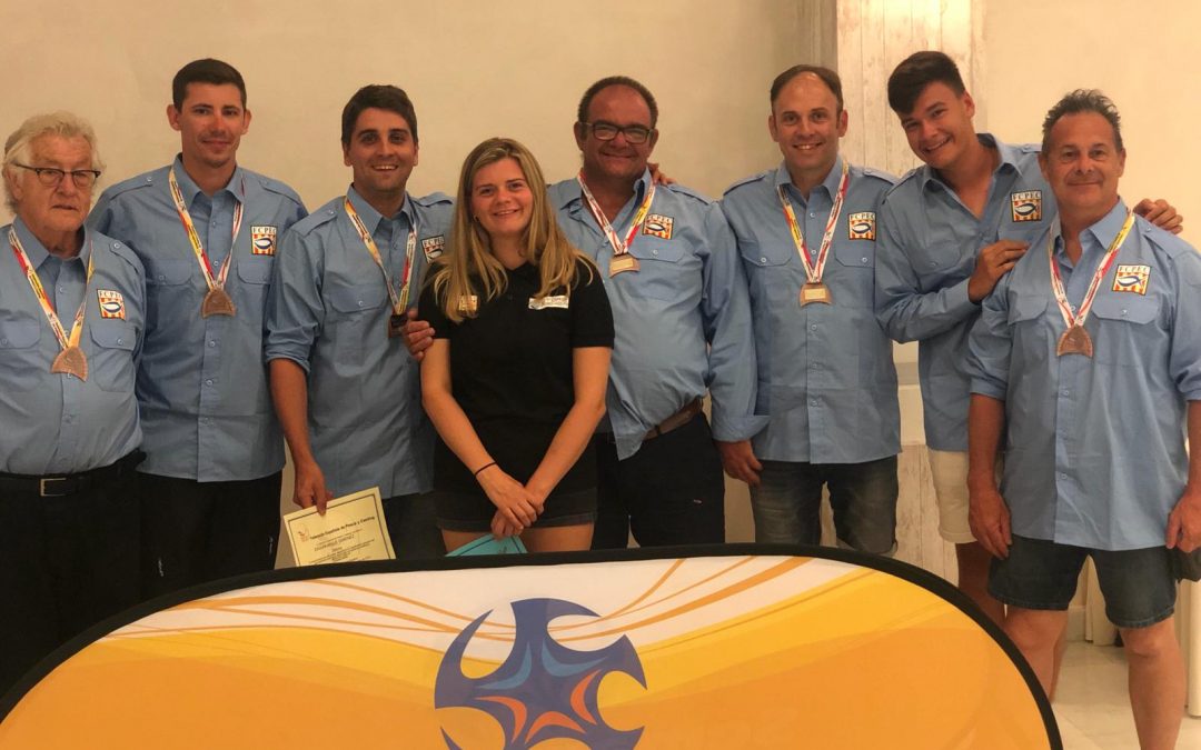 3 membres de l’Associació de Pesca ganxona, medalla de bronze al Campionat d’Espanya de Pesca