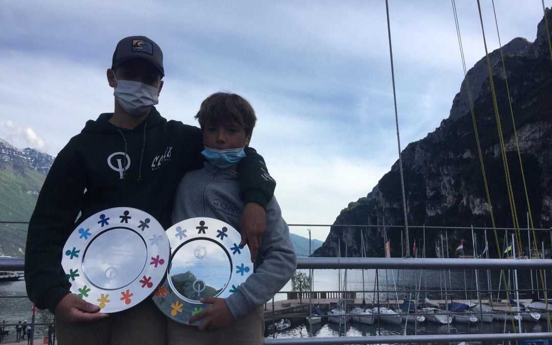 Izan Codinachs and Marcel Marfà triumph at the 39 International Lake Garda Race