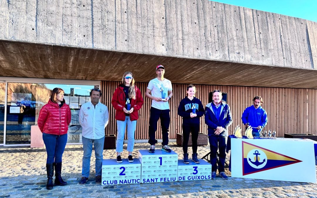 Ramon Figueras in Europe and Pau Llibre and Alberto Marsans in 420 win the IX Guíxols Cup
