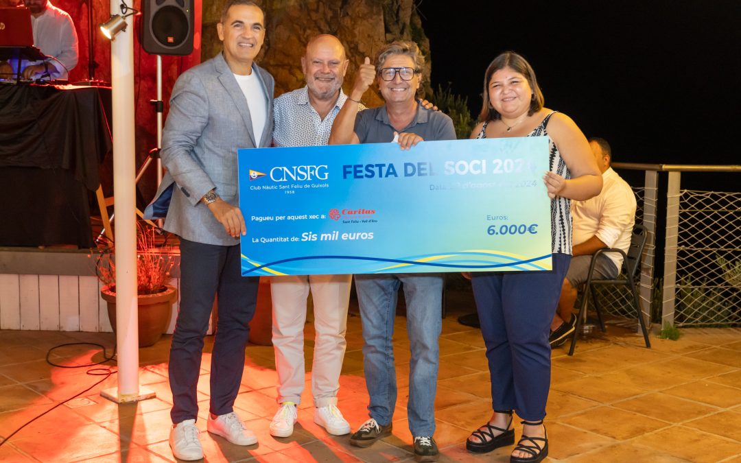 Entrega de reconeixements i tancament d’estiu a la Festa del Soci