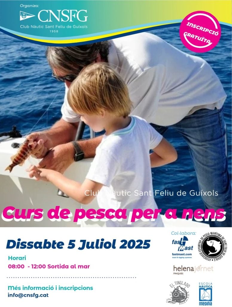 Curs de pesca per a nens i nenes
