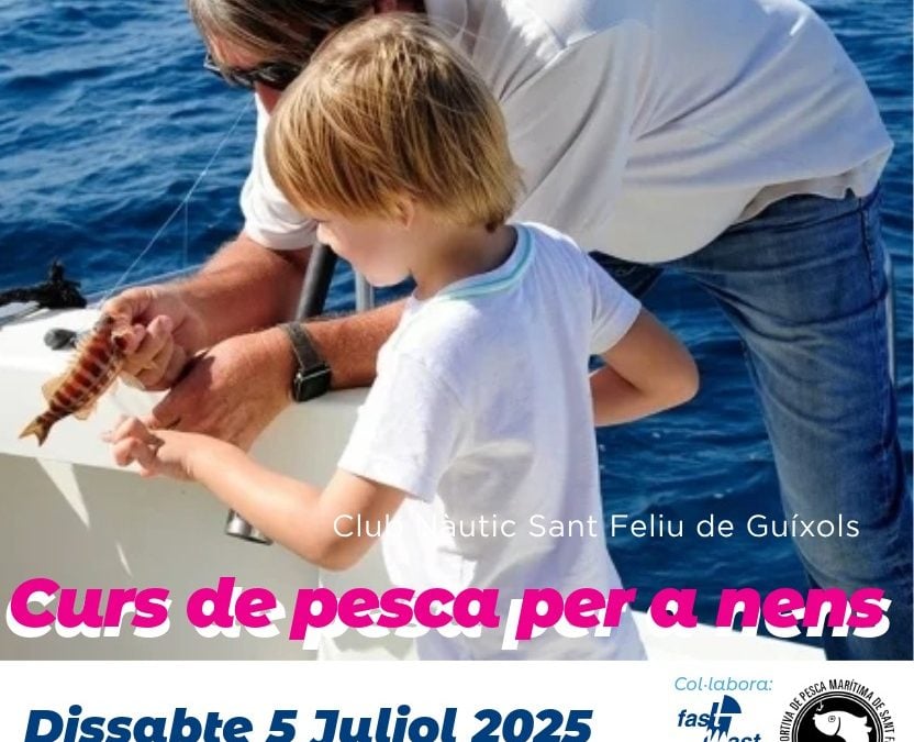 Curs de pesca per a nens i nenes