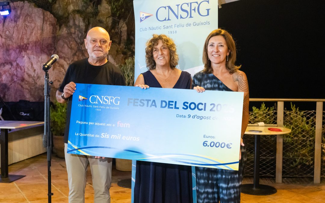 Solidaritat, reconeixement i un gran ambient a la Festa del Soci