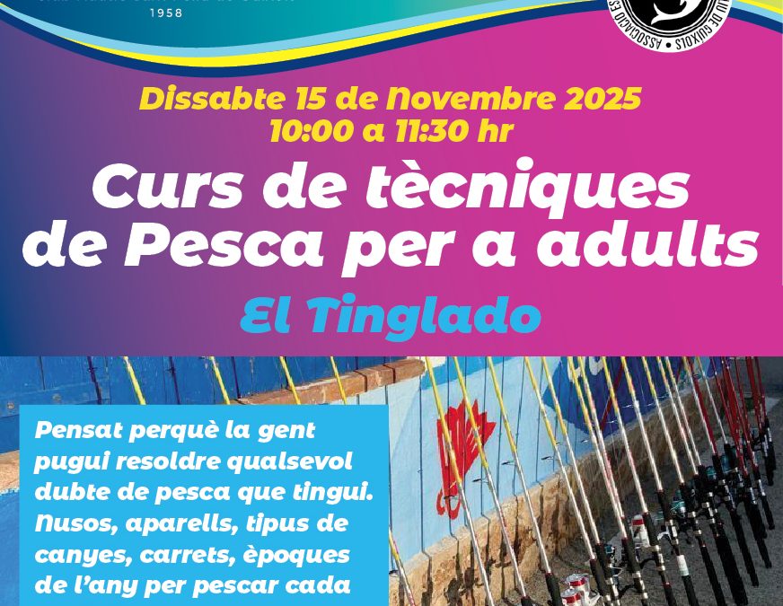 Curs de tècniques de pesca per adults