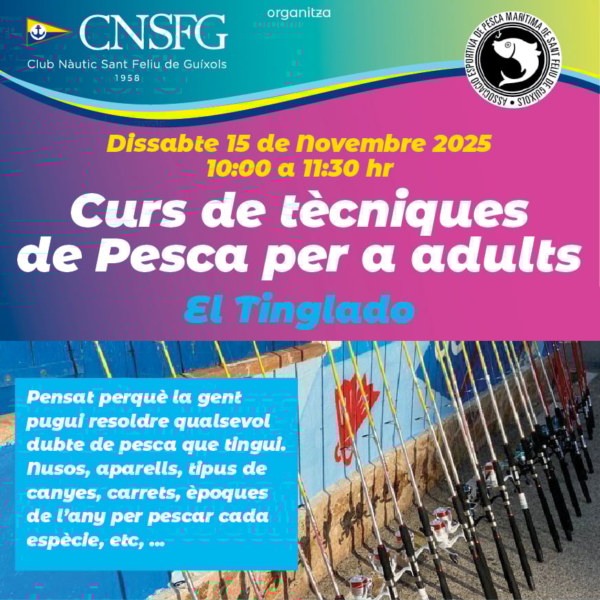 Curs de tècniques de pesca per adults