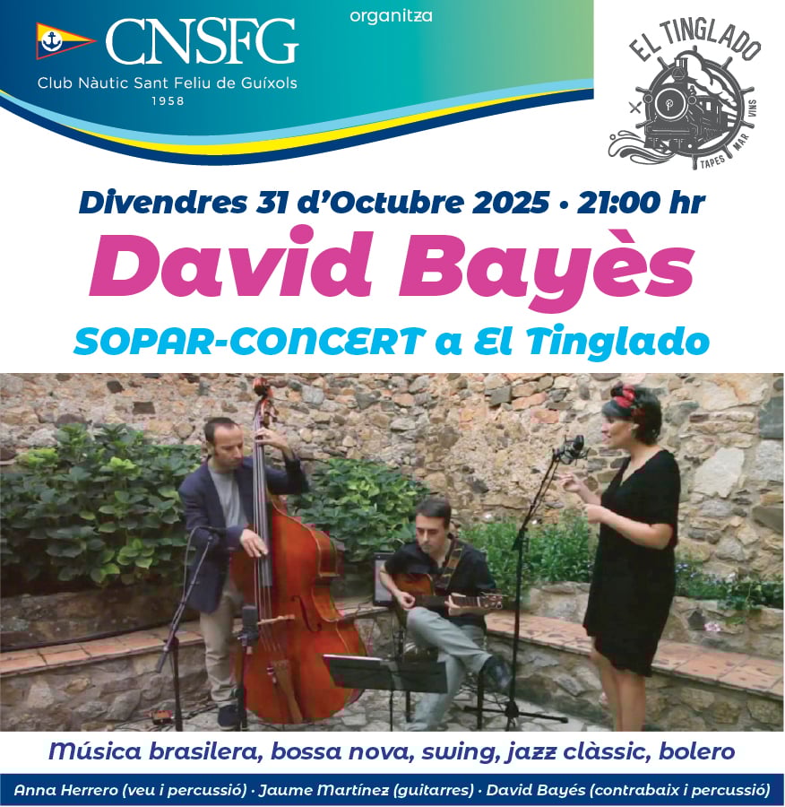 Sopar concert en directe al Tinglado