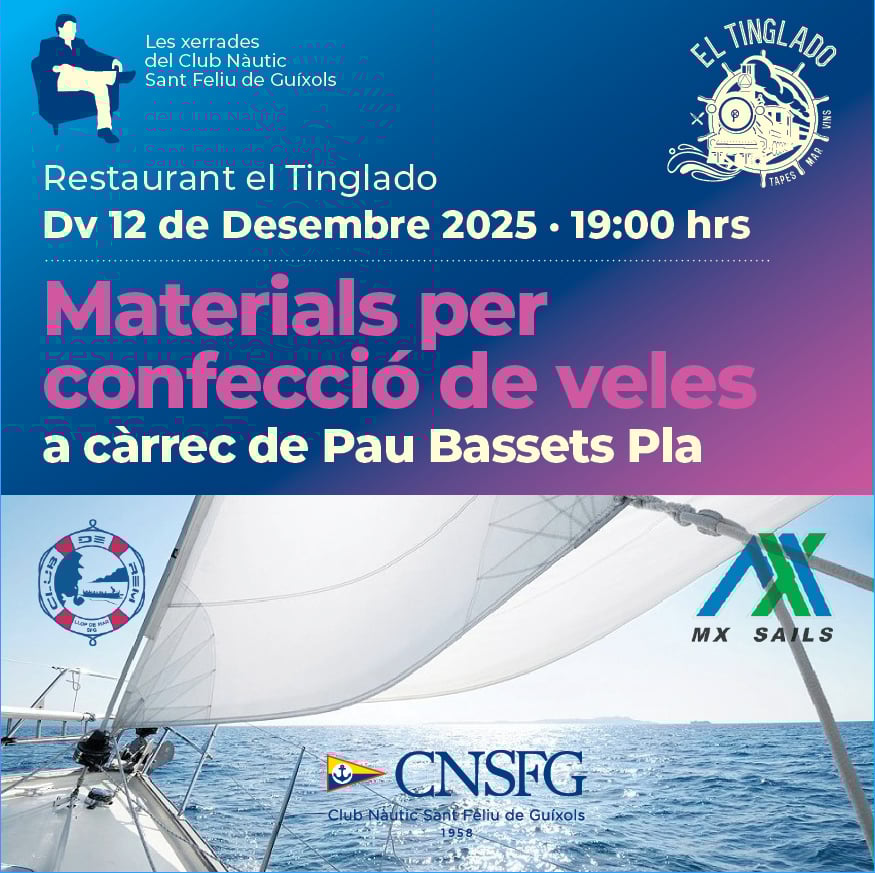 Xerrada CNSFG al Tinglado: Introduccio als materials per confeccio de veles per PAU BASSETS