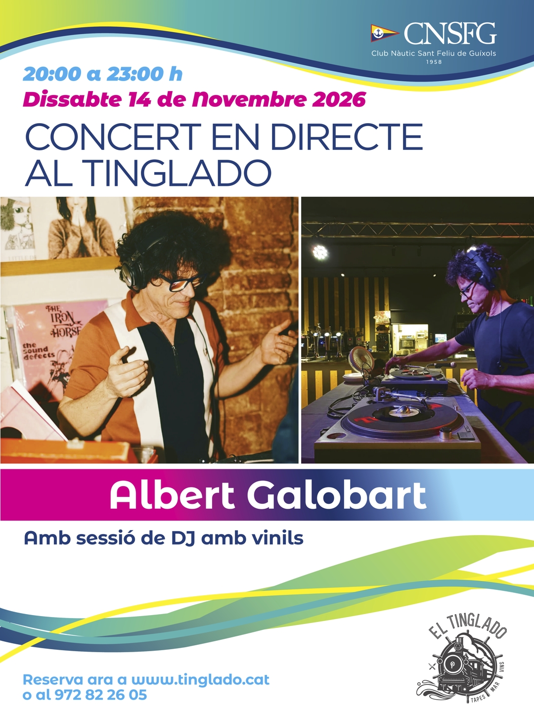 DJ Albert Galobart - Concert a El Tinglado Sant Feliu de Guíxols